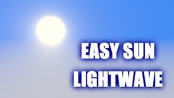 Easy Sun in LightWave (any version)