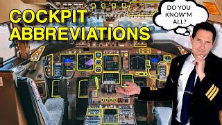 COCKPIT\/INSTRUMENT abbreviations! DO YOU KNOW THEM ALL? Explained by CAPTAIN JOE