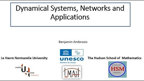 Dynamical Systems, Networks and Applications- Lecture 9, part II, (2023)