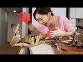 [Mukbang ASMR] 싱싱한 활 꽃게 🦀 보일링크랩 & 꽃게 튀김  ! Live BlueCrab Boiling Crab Fried Crab Eatingshow Ssoyoung