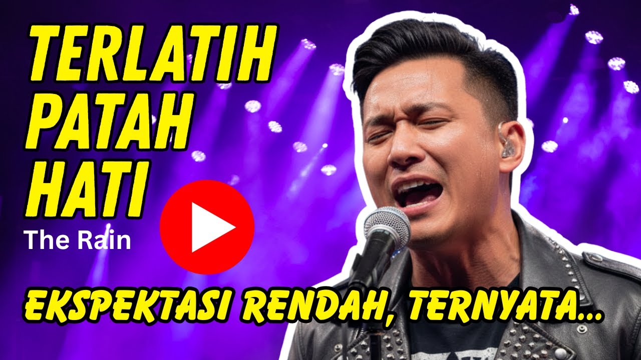 Terlatih Patah Hati – The Rain | Pop Rock Cover | Cover by AI | Rising Music