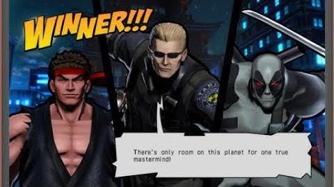 ULTIMATE MARVEL VS. CAPCOM 3  Wesker, Ryu, and Deadpool Part 1