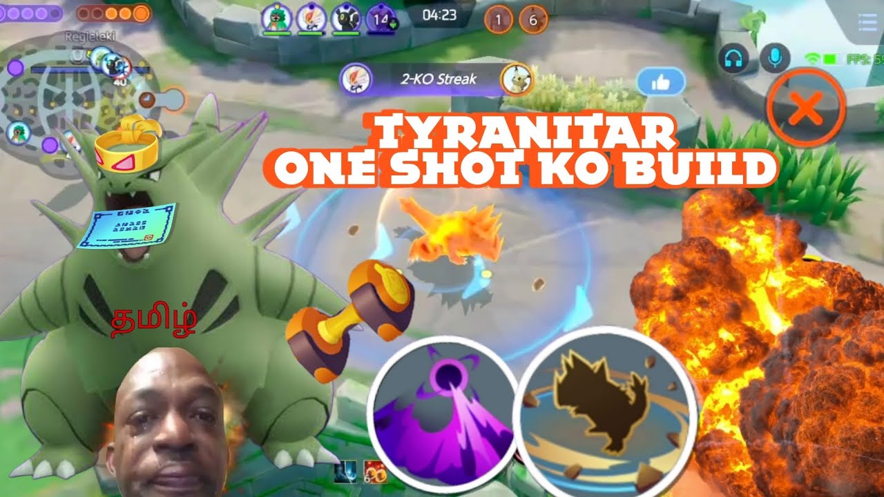TYRANITAR one shot ko build! 🔥🔥🔥Gone wrong 😂😭😭.....