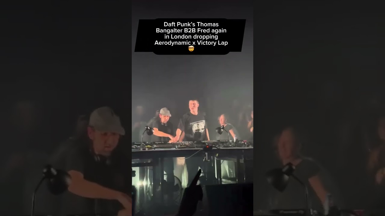 LEGENDARY: Thomas Bangalter B2B Fred again.. in London! 🤯🔥