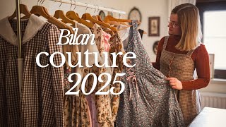 Mon Année Couture 2025 Bilan De 14 Pièces Cousues Main