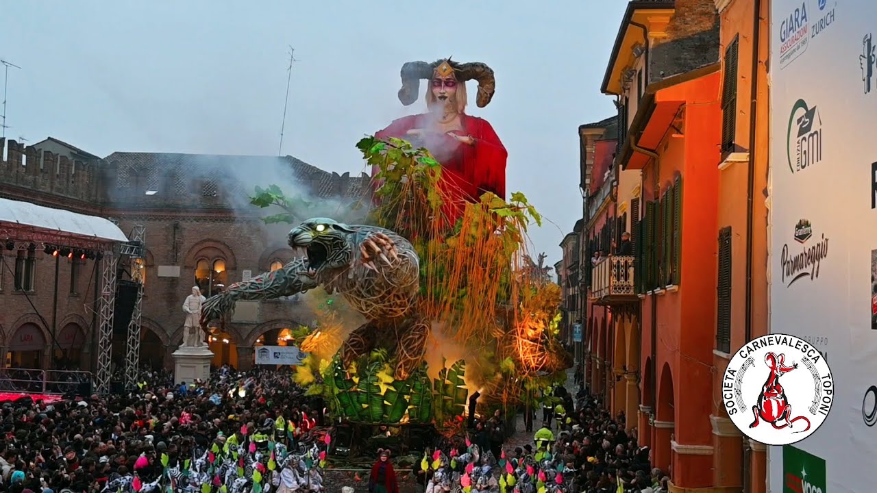 Carnevale di Cento 2025 - Toponi: 2° passaggio in piazza - 23/02/2025