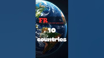 Name 10 Countries In 60 Seconds ? |  Country Quiz | AuraToys|