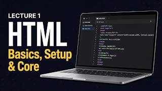 Lecture 1 | HTML Basics, Setup & Core Elements | Web Development | Skillify