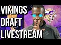 Vikings draft livestream watchalong