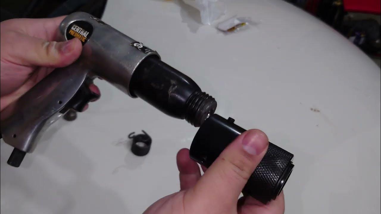 CENTRAL PNEUMATIC Air Hammer Quick Release Chisel Holder Review (66621