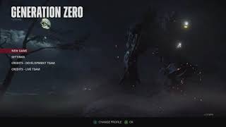Generation Zero - Updated 2021 Title Screen (PC, PS4, Xbox One)