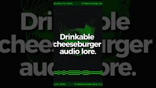 Drinkable cheeseburger. #gus #lore #marathon #bungie #scifi #short #shorts #fyp #fypシ #videogames