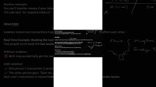 Isolation || ACID Properties || #dbms #sql
