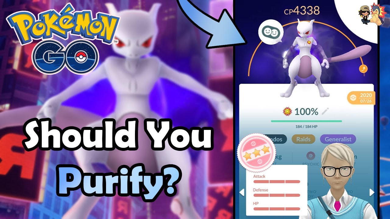 Shadow Mewtwo In Pokémon GO: To Purify Or Not To Purify? in 2023