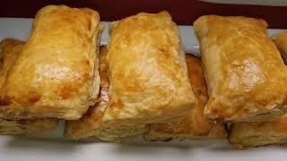 Puff Pastry Appetizers with Cheese Filling