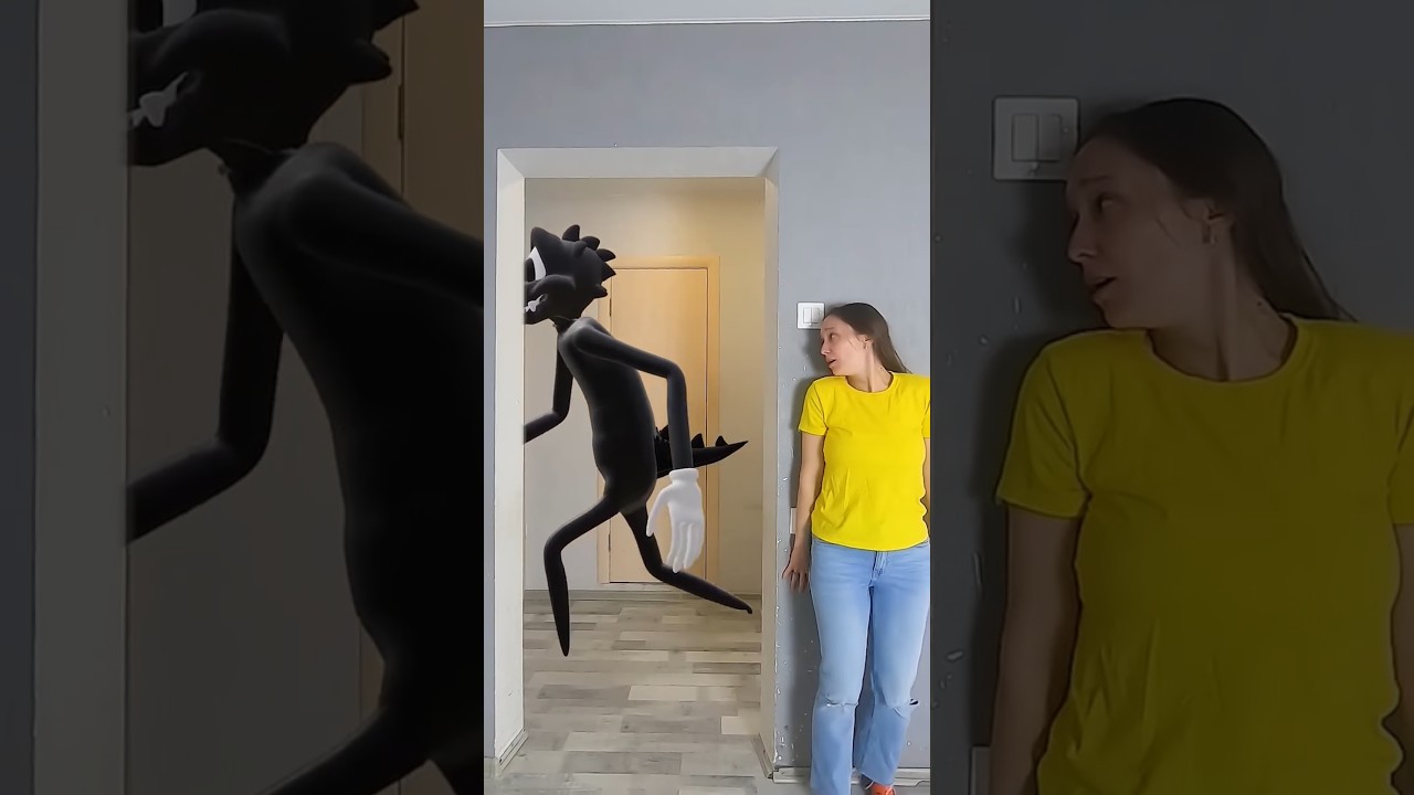 Chainsaw man, Granny and SCP 096 in reallife #shorts😂😱😨