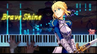 Fate/Stay Night: Unlimited Blade Works OP2 - Brave Shine Piano cover