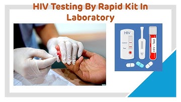 HIV Testing Procedure In Laboratory || HIV Testing Procedure || HIV Screening By Rapid Card