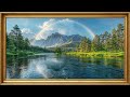 TV Frame - View Beautiful Rainbow Nature Landscape 4K