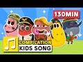 GREAT JOBS IN THE WORLD 2 AND OTHER SONGS | 130MIN | LARVA KIDS | SUPER BEST SONGS FOR KIDS