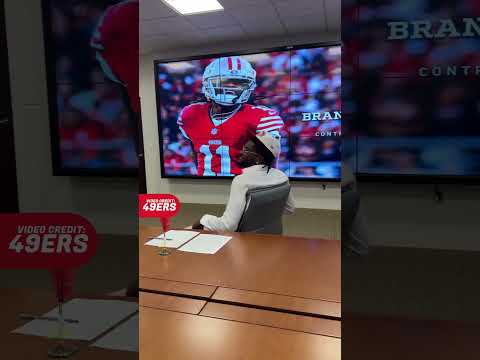 Brandon Aiyuk officially