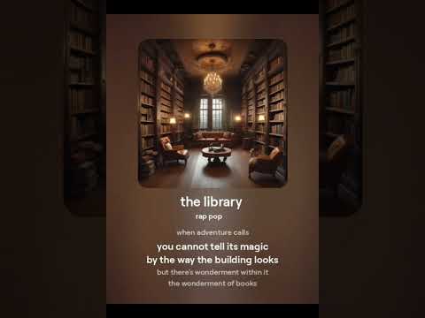 Library Poem To Library Song Good Song You Don T Need To Study More Poem Librarymusic G12english