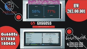 Gx6605s HW203 Zoom Signal New Software || F1F2 Zoom Signal New Software  || YouTube Ok || Gx6605s