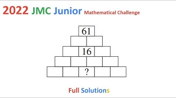 2022 JMC UKMT Junior Mathematical Challenge Full Solutions Math Olympiad 2023 date problems archive