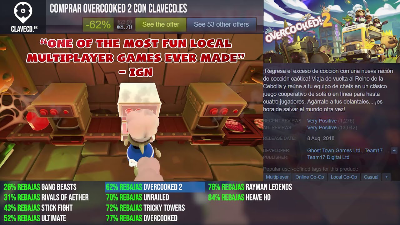 Las Mejores Ofertas Para Los 4 Player Local Games PC PS4 Xbox One Las Mejores Ofertas Para Los 4 Player Local Games PC PS4 Xbox One