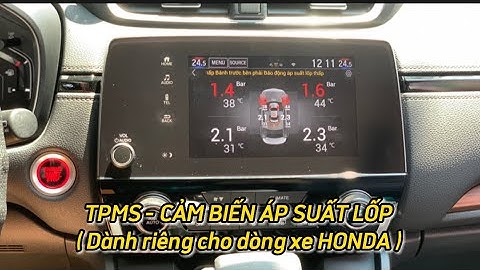 HONDA CR-V nên trang bị Cảm Biến Áp Suất Lốp loại nào ? TPMS Steelmate MT30 Hoạt Động như thế nào