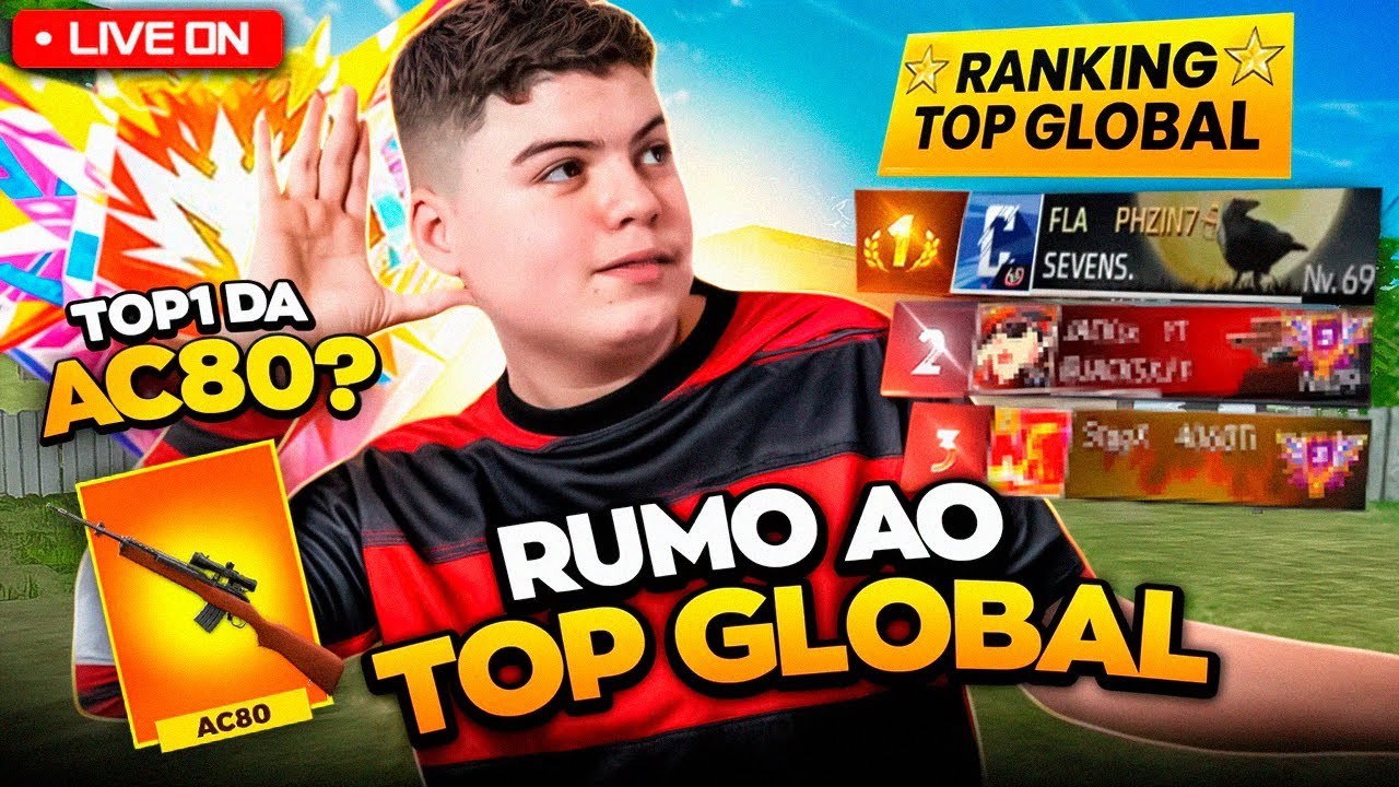 🔴 LIVE! -JOGANDO NA CONTA DO APELAPATO! IMPRESSIONANDO ALEATORIOS- PHZIN7 LIVE ON FREE FIRE 🔴