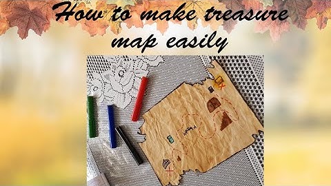 How to make a treasure map#kids project ideas