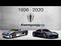 KOENIGSEGG EVOLUTION (1996 - 2020)