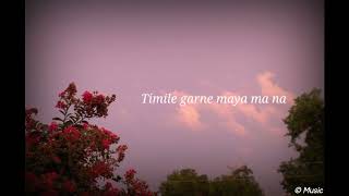 Sedi Bagar - Dikxita Karki X Milan Lyrics Video