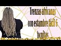 Trenzas africanas con lana o estambre fácil y bonitas/ African braids with yarn or wool