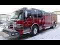 Coolest Firetruck Ever!  Check out this Detroit powered Pierce Fire fighting beast!