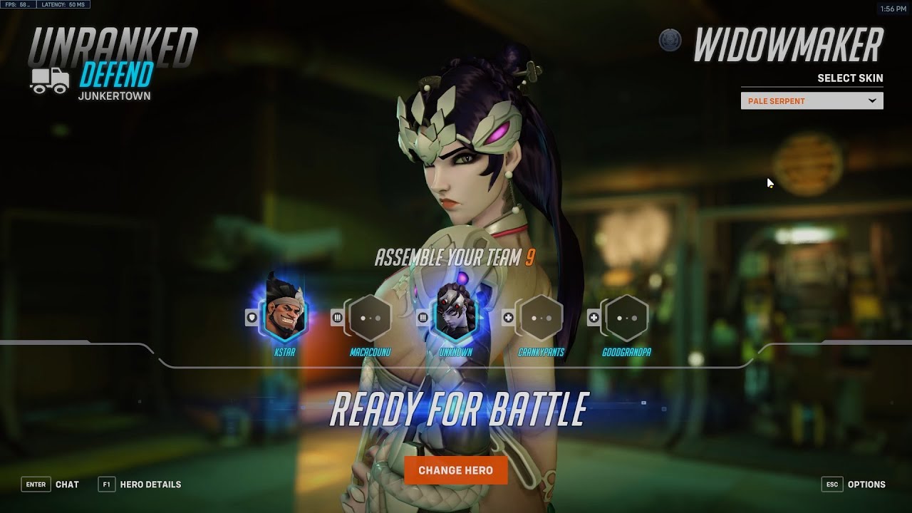 Widow Maker No Commentary Overwatch 2 (PC 1080p 60)