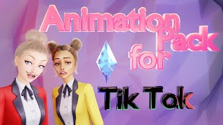 SIMS 4 ANIMATION PACK for TIK TOK| Faken Daa