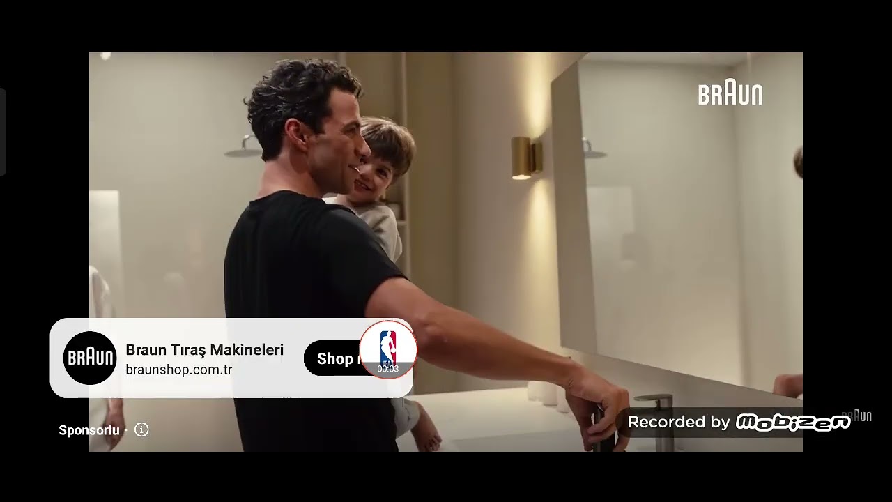 Braun sakal tıraş makinesi reklamı 