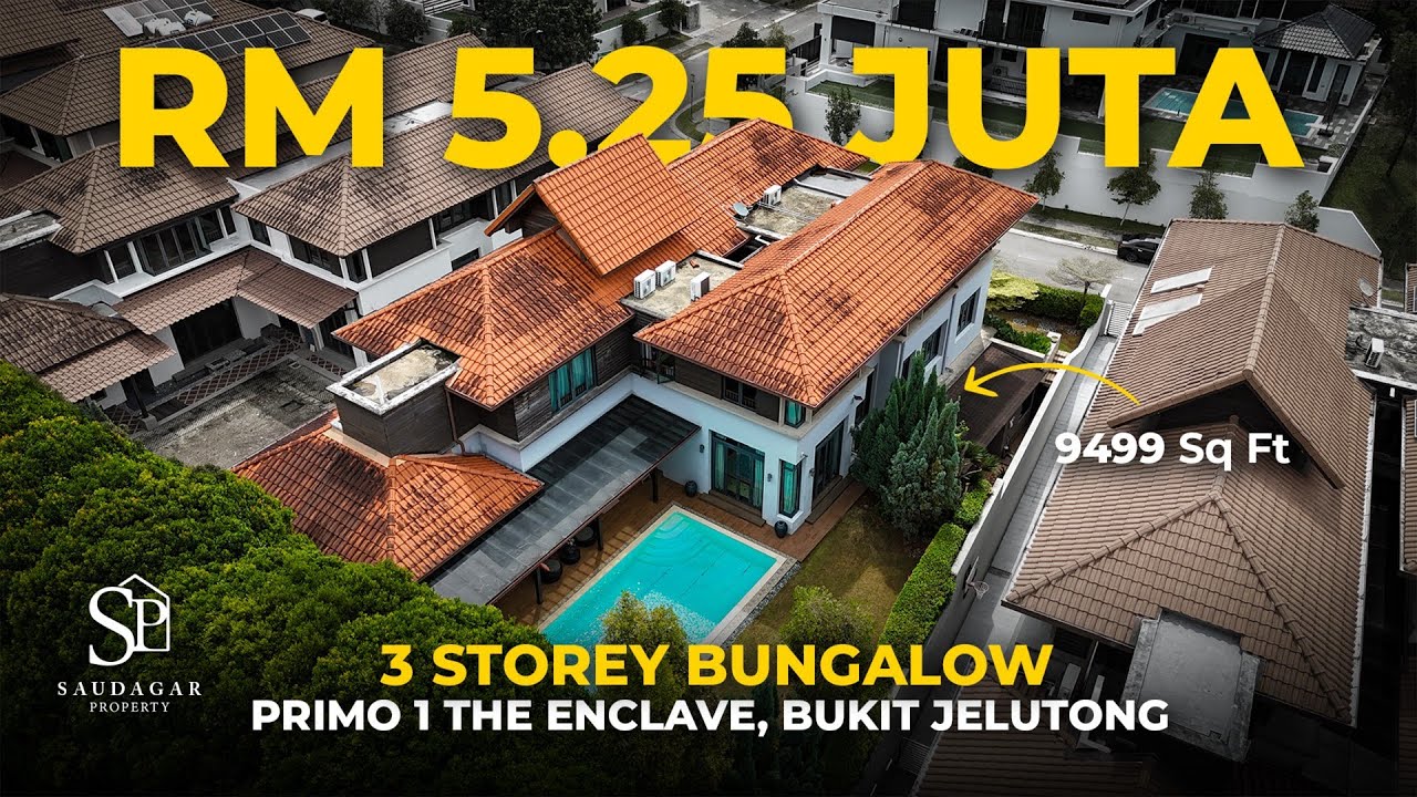 BUNGALOW 3 TINGKAT DI PRIMO 1 THE ENCLAVE, BUKIT JELUTONG