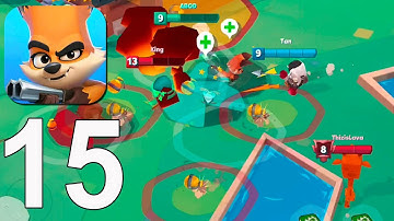 Zooba: Zoo Battle Arena - Gameplay Walkthrough Part 15 - Bruce Lvl 9😎Big Teams Squad(iOS, Android)