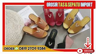 SANDAL HAK TINGGI CANTIK TERBARU MURAH MODEL TERBARU DI SHOPEE HAUL BATAM
