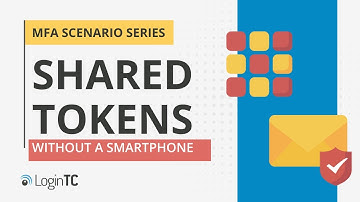 How can end users share an MFA token without a smartphone?