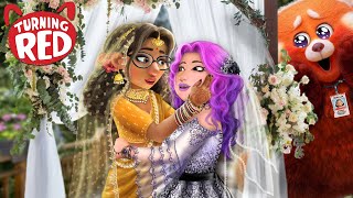 Turning Red: Priya and Goth Girl get Married! Disney&#39;s Turning Red WEDDING 💜🔥 | Alice Edit!