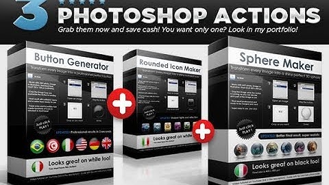 Free Professional Rounded Icon Generator - Photoshop Tutorial for the Action