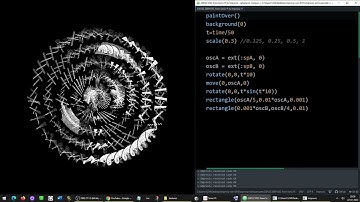Image creation with Sonic pi OSC to Improviz part 2