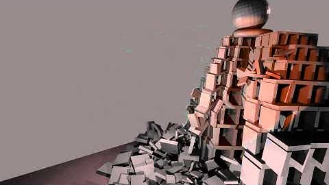 Pyramid Collapse  Blender 2.54