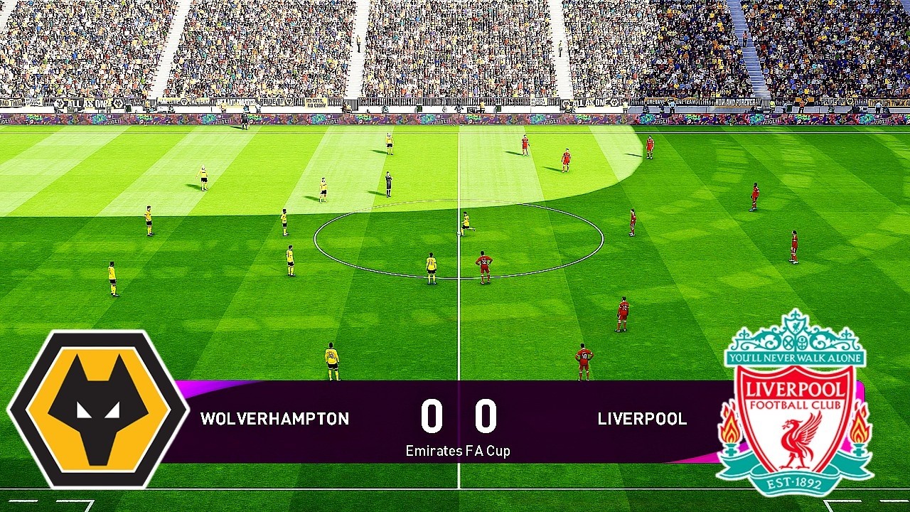 Wolves vs Liverpool | Emirates FA Cup 5th Round | EFOOTBALL PES - PS5 PRO [4K]