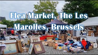 Flea Market, The Les Marolles neighbourhood, Brussels - Walking Around