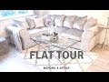 MY FIRST FLAT/APARTMENT TOUR | Before & Afters, & Designing my apartment on a budget | JV HOME